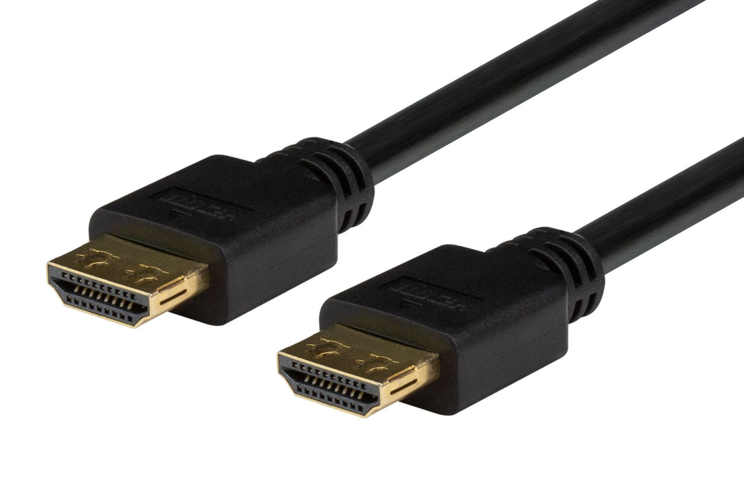 DYNAMIX 1m HDMI High Speed 18Gbps Flexi Lock Cable with Ethernet. Max Res: 4K2K@30/60Hz. 32 Audio channels. 10/12bit colour depth. Supports CEC 2.0, 3D, ARC, Ethernet 2x simultaneous video streams.