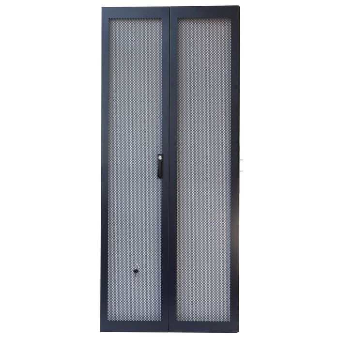 DYNAMIX 45RU Dual Mesh Pantry Style Door Kit for SR Series 800mm Wide Cabinets
