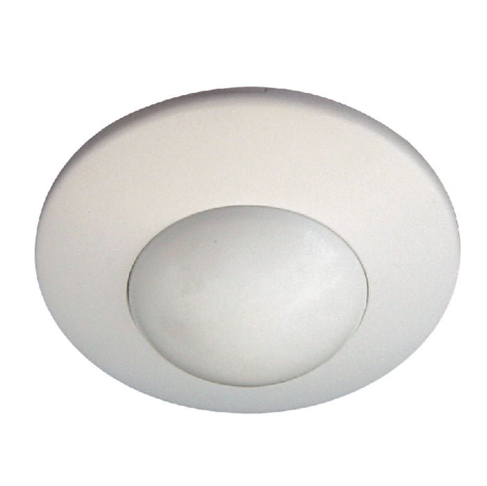 HOUSEWATCH 360 Degree Mini Flush Mount Sensor. IP40. Passive IR. 5.6 - 11m Detection Range at 2.5m High. Cutout diameter: 33mm. Omni-directional Dual Element Sensor. White Colour