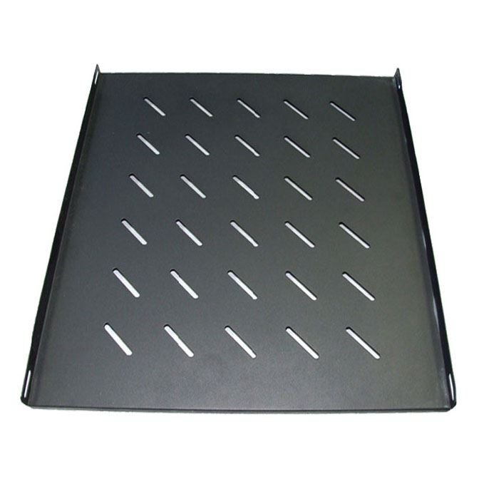 DYNAMIX Fixed Shelf for 800mm Deep Cabinet Black Colour, Shelf measures 550mm deep, Inner S Mounting Rail 400mm~520mm (Max weight 60Kg) ** Designed for S-shaped vertical