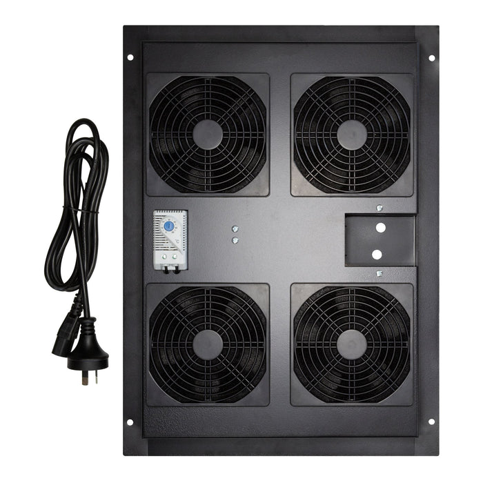 DYNAMIX Replacement Drop in Fan Tray for ST Series Cabinets. Includes Thermostat Feature