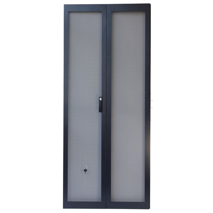 DYNAMIX 45RU Dual Mesh Pantry Style Door Kit for SR Series 600mm WideDo Cabinets