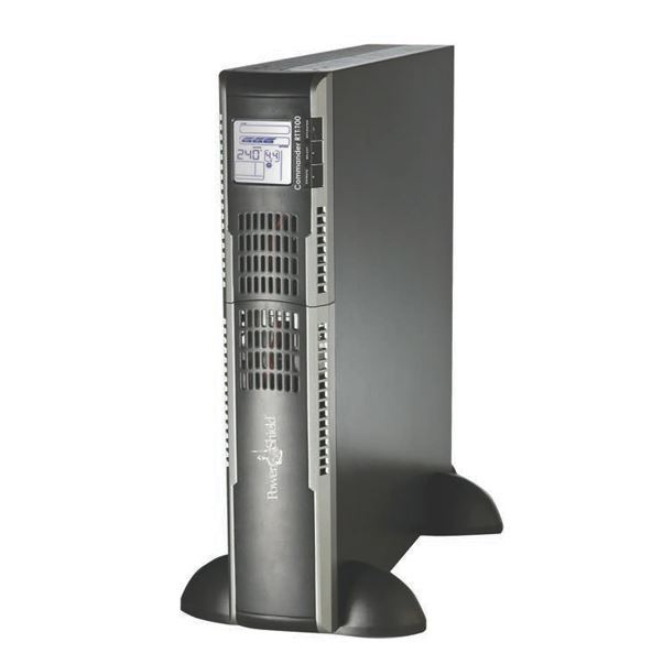 POWERSHIELD Commander RT 2000VA/1800W UPS. Line interactive pure sine wave output. Rack/Tower design (2RU) hot-swappable batteries, NZ + IEC outputs. Leading surge protection.