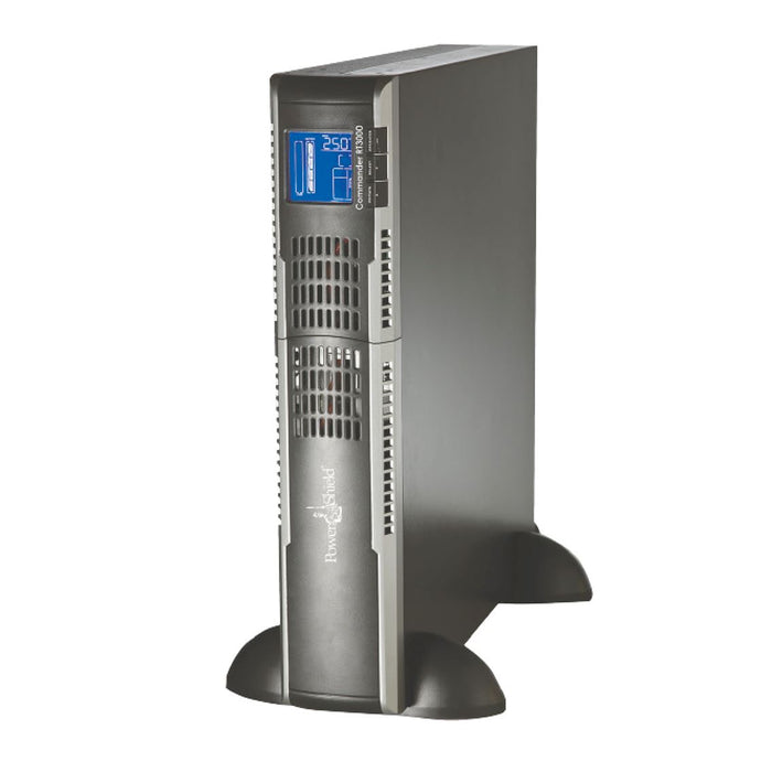 POWERSHIELD Commander RT 3000VA/2700W UPS. Line interactive pure sine wave output. Rack/Tower design (2RU) hot-swappable batteries, NZ + IEC outputs. Leading surge protection.