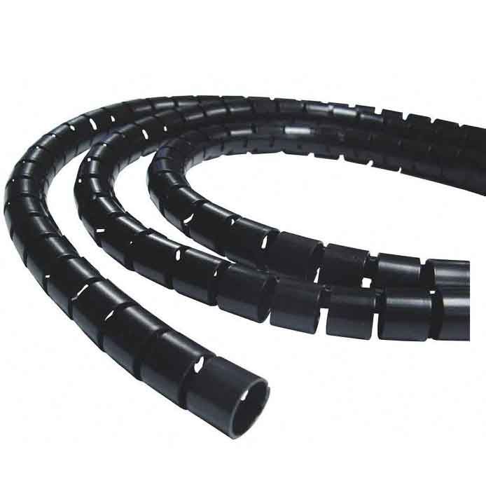 DYNAMIX 20mx15mm Easy Wrap - Cable Management Solution, Bulk Packed, Colour Black, Includes Tool.