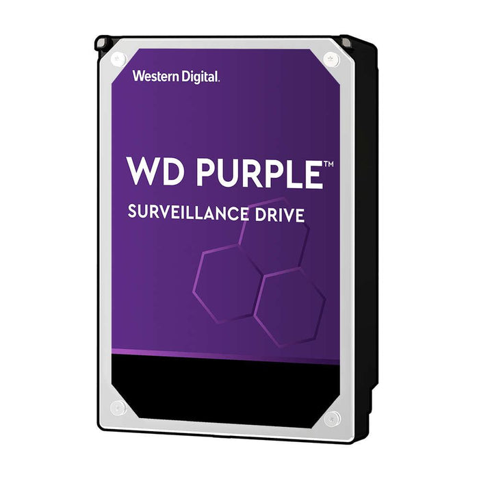 WESTERN DIGITAL 6TB Purple 3.5" Surveillance Internal HDD SATA3 64MB Cache, 24x7 Always on. Up to 64 Cameras Per Drive. Tarnish Resistant Components. 3YR Warranty Designed for Personal, HO or SMB