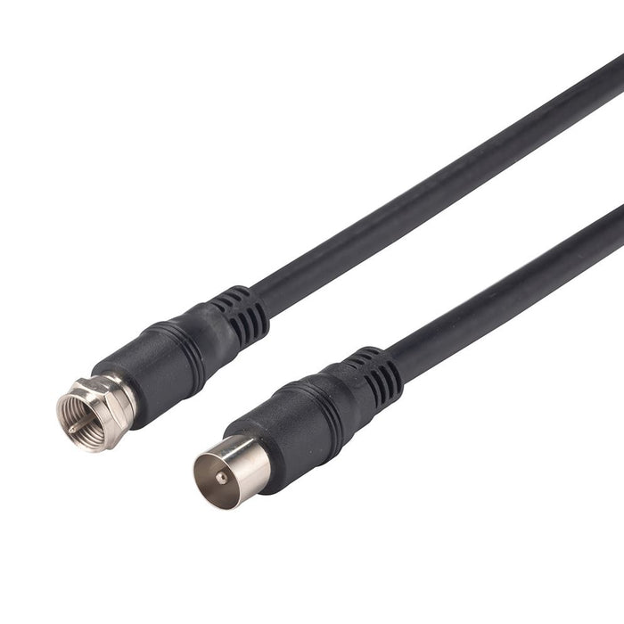 DYNAMIX 2m RF PAL Male to F-Type Male Coaxial Cable