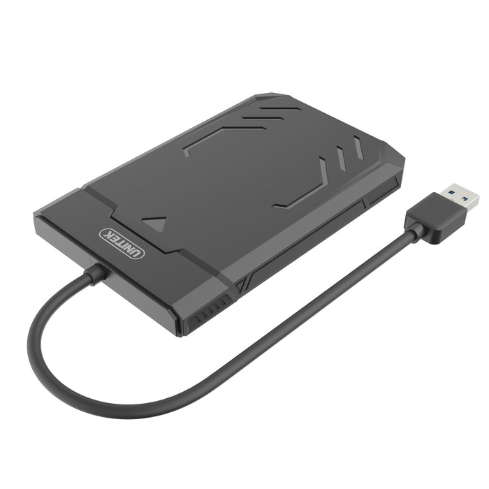 UNITEK USB 3.1 SATA HDD enclosure. Supports 2.5'' SATA HDD. Supports SATA 6G/3G/1.5G. Supports UASP (USB Attached SCSI Protocol) accelerates data trasnfer speed. Plug and Play.