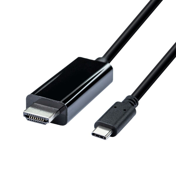 DYNAMIX 3m USB-C to HDMI Cable Supports 4K(UHD) 60Hz USB Type C to HDMI 2.0 Video Adapter Cable. Male to Male. Plug & Play. Supports HDR & HDCP 2.2 Black Colour.