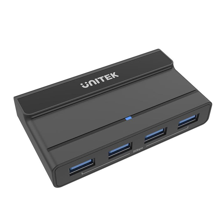 UNITEK 4-Port KVM Switcher with 4x USB-A 3.0 Ports. Share USB Devices Between 2x Laptops/PC''s, Up to 5Gbps Transfer Speed, LED Indicator, Plug & Play. Inc USB-A to C & USB-A to DC Cables