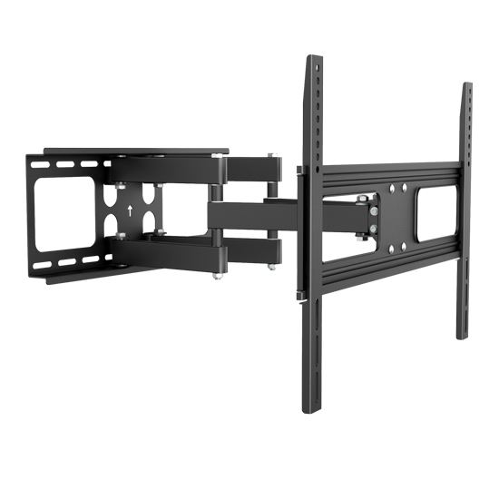 BRATECK 37''-70'' Full motion bracket Extend, tilt and swivel. VESA support up to: 600x400. Max arm extension - 510mm. Curved display compatible. Max load: 50Kgs.