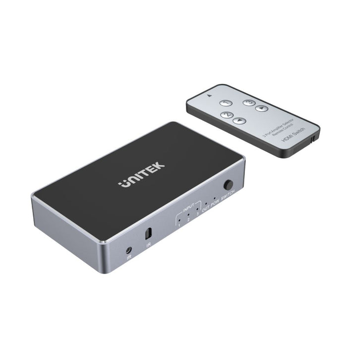 UNITEK 3-In-1-Out 4K HDMI 1.4b Switch. Supports up to 4K@30Hz (UHD) Resolution (3840 x 2160) & Compatible for 480p, 720p, 1080i, 1080p.  Remote Inlcuded.