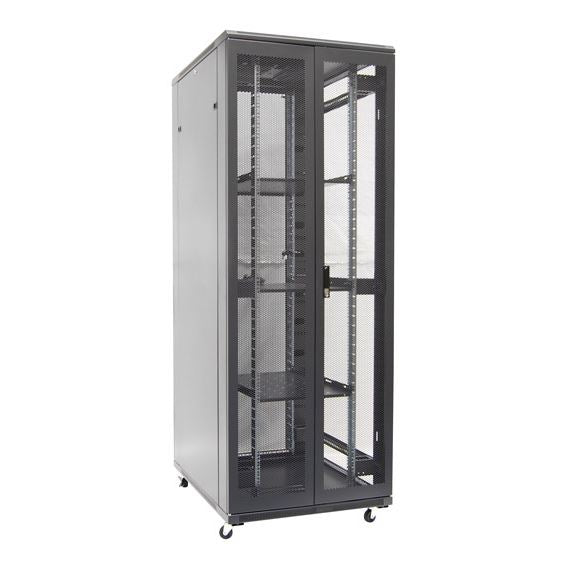 DYNAMIX 45RU Server Cabinet 1200mm Deep (800 x 1200 x 2210mm) Includes 3x Fixed Shelves, 4x Fans, 25x Cage Nuts, 4x Castors & 4x Level Feet. 800kg static load. Front & Rear Dual Mesh Doors. 6-Way PDU Incl.