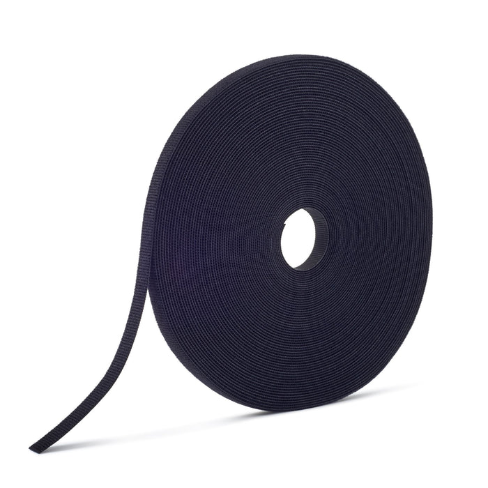 VELCRO ONE-WRAP 12.5mm Continuous 22.8m Fire Retardant Cable Roll. Custom Cut to Length. Self-Engaging Reusable & Infinitely Adjustable. Easy Cable Management. Black Colour