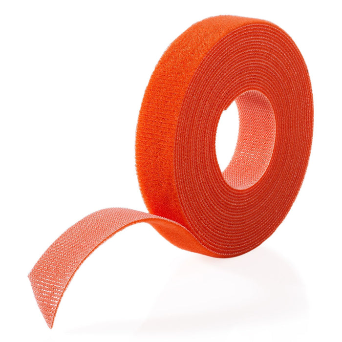 VELCRO One-Wrap Cable Tie. 12.5mm x 22.8m. Designed for easy cable management. Improve airflow, energy & decrease costs. Continuous roll. Easy cut to size. Orange colour