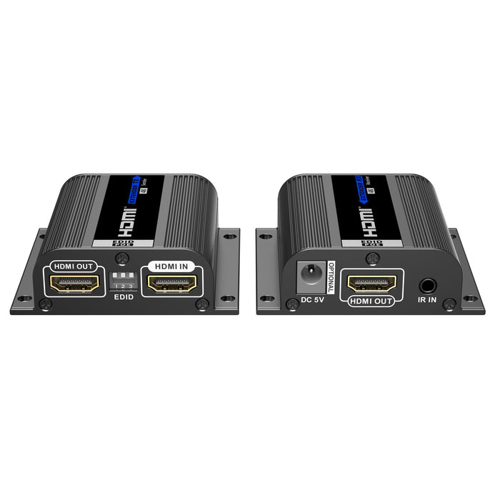 LENKENG HDMI & IR Extender Kit over Cat6 with EDID switch. Local HDMI connection Port on Transmitter Transmitter, 1080p up to 50m. Supports PoC. (Only TX Need Power Adapter).