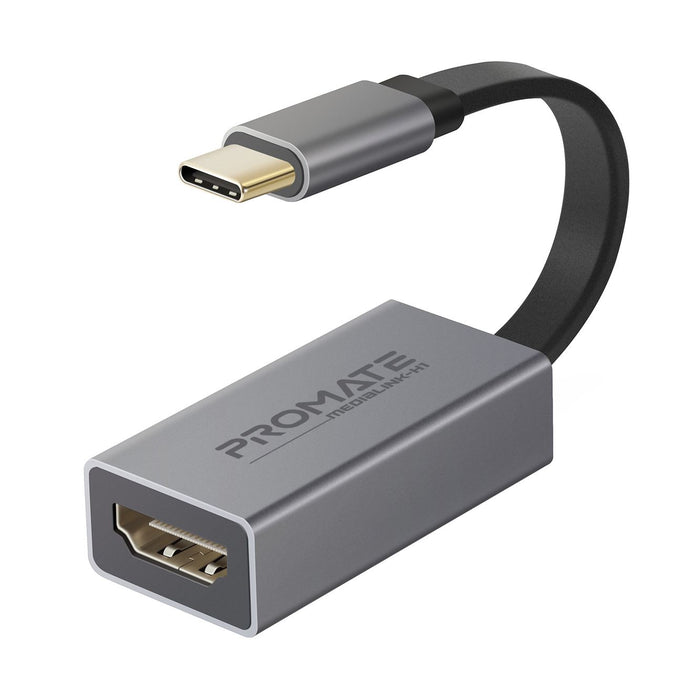 PROMATE USB-C to HDMI Adapter. Supports up to 4K@30Hz. Plug & Play. Input: USB-C, Output: HDMI. Compatible with all devices supporting Video/Audio output over NEW YEAR SALE! Up to 25% OFF