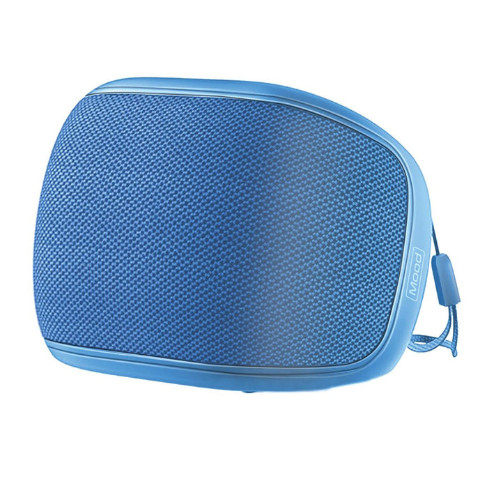 PROMATE 5W Wireless HD Bluetooth Portable Speaker with Built-in Lanyard. Battery Capacity 1200mA, Up to 24 Hours Playback, Supports Handsfree, Charge Time 2-3 Hours, IPX4 Water-Resist. Blue Colour