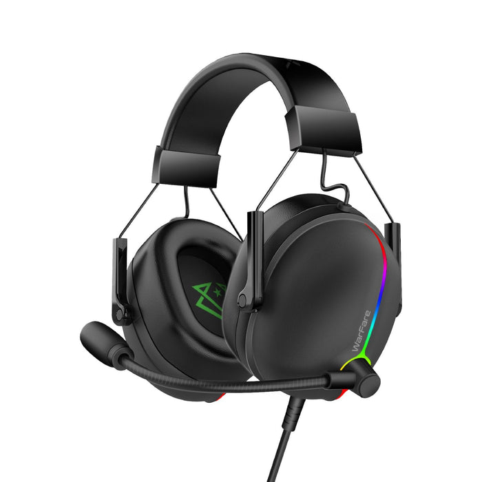 VERTUX Extreme Performance 7.1 Surround Sound Gaming Headset with ENC Microphone & Vibration Feedback. Adjustable Headband and Padded Ear Cups with Immersive RGB NEW YEAR SALE! Up to 25% OFF