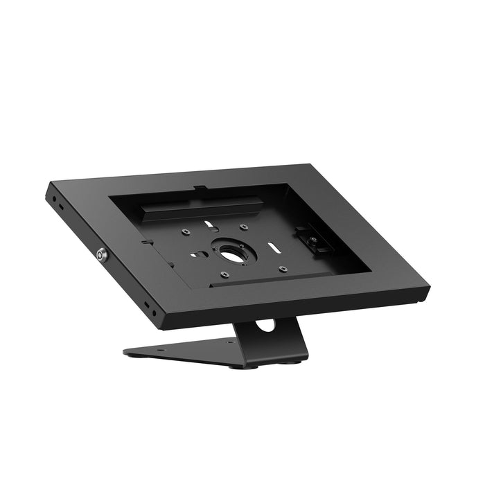 BRATECK Anti-Theft Enclosed Wall Mount Countertop Tablet Kiosk Black Anti-skid Pad Prevent Scraches, VESA Compatible. Compatible with Most 9.7” to 11” Tablets, Including iPad 5,iPad Pro,IPad Air 10.5",10.9