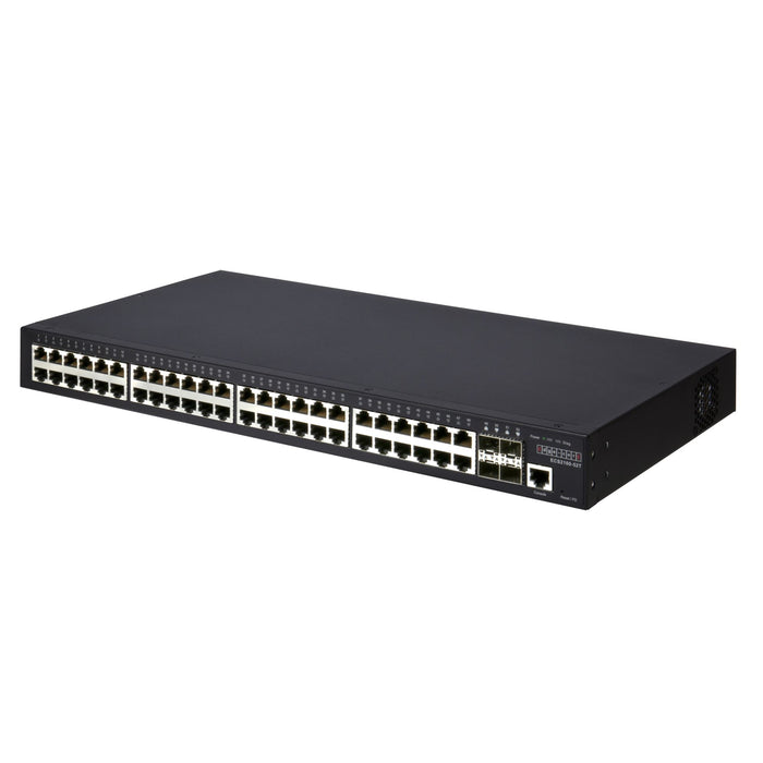 EDGECORE 48 Port Gigabit Web-Smart Pro Switch. 4 SFP & 48 RJ-45 Ports. 1x RJ45 Console port. Fanless design. External Power. MARCH PROMO - Includes FREE Speaker