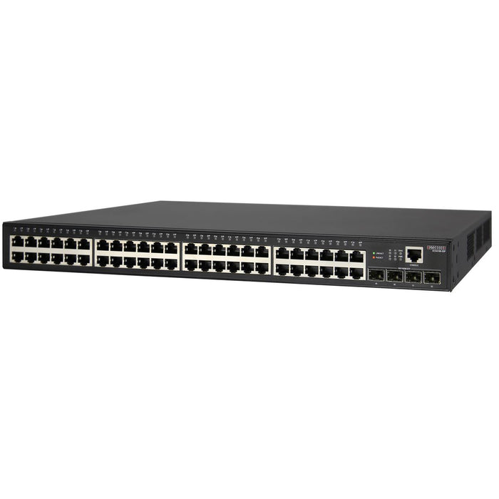 EDGECORE 48 Gigabit PoE+ & 4 SFP Ports Managed L2+ Switch. Power Budget: 370W. 1x RJ45 Console port. Comprehensive QoS, Enhanced Security with Port MARCH PROMO - Includes FREE Speaker