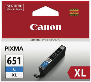 Canon CLI651XLC  Cyan High Yield Ink Cartridge