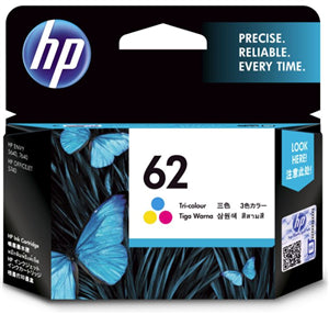 HP 62 Tri-Colour Ink Cartridge