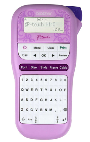 Brother PTH110PK Durable P-Touch Pink Label Printer $50 Cashback