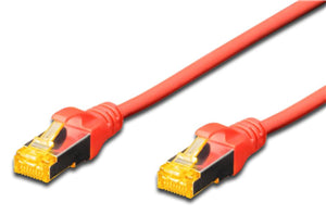 Digitus S-FTP CAT6A Patch Lead - 10M Red