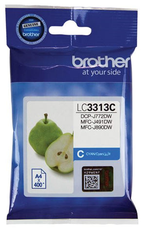 Brother LC3313C Cyan Ink Cartridge High Yield