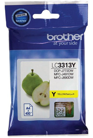 Brother LC3313y Yellow Ink Cartridge High Yield