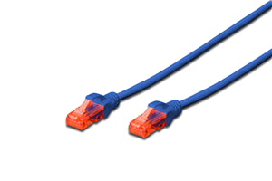 Digitus UTP CAT6 Patch Lead - 0.5M Blue