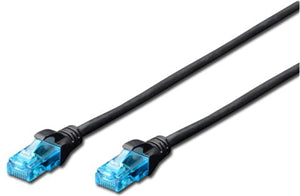 Digitus UTP CAT5e Patch Lead -  2M Black