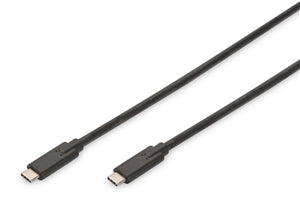 Digitus USB 3.1 Gen 2 Type-C (M) to Type-C (M) Cable 1.0m