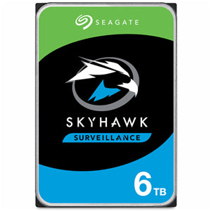 Seagate SkyHawk 6TB 3.5" SATA 256MB Surveillance HDD.