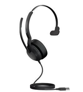 Evolve2 50 Mono Wired On-Ear Headset UC USB Type-A