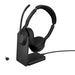 Evolve2 55 Stereo Wireless (Bluetooth) Headset UC USB-C. Includes Link 380 and Charging Stand