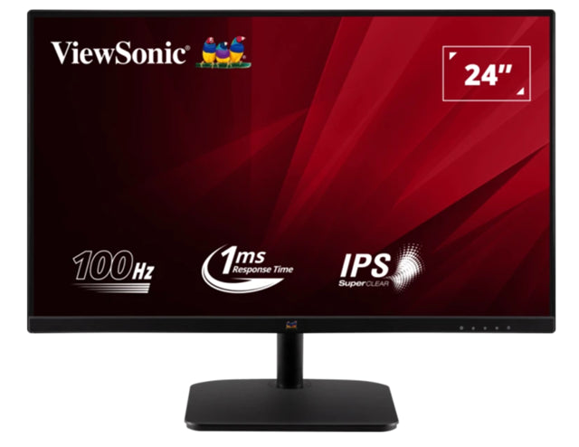 ViewSonic VA2432-H 24" 1920x1080 FHD IPS Monitor VGA HDMI 100Hz