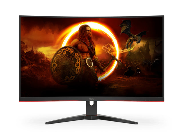 AOC CQ32G4E 32" Curved 2560x1440 1ms VGA HDMI DP 180Hz Gaming Monitor