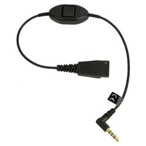 Jabra Quick Disconnect (QD) to 3.5mm Phone Cord 0.3m