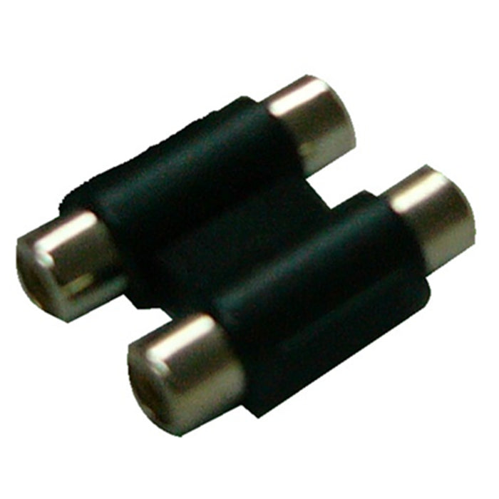 AEON AR2 adaptor 2x RCA(f) to 2x RCA(f) Simple straight through twin RCA socket to socket joiner.