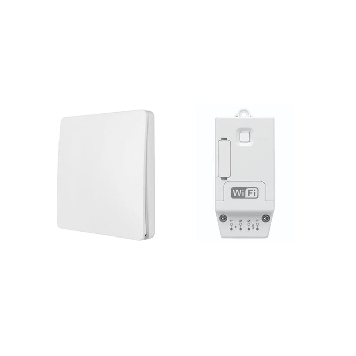 Brilliant Smart turn light on/off with the wireless swith Smart Light Switch Set you don't need to leave your cosy bed. Includes one Jupiter Dimmer Connector & one KINETIC RF DIMMER SWITCH 1 GANG