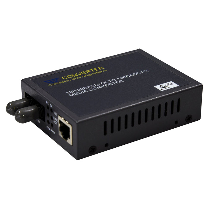 CTS LAN-100BTFT N-Way Fast Ethernet Converter ST 10/100 Base TX to 100 Base FX ST Fibre