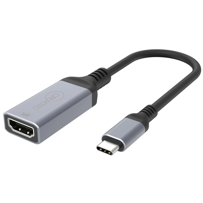 Cruxtec USB-C to HDMI 2.1 8K Adapter -  ( 8K/60Hz & 4K/120Hz )