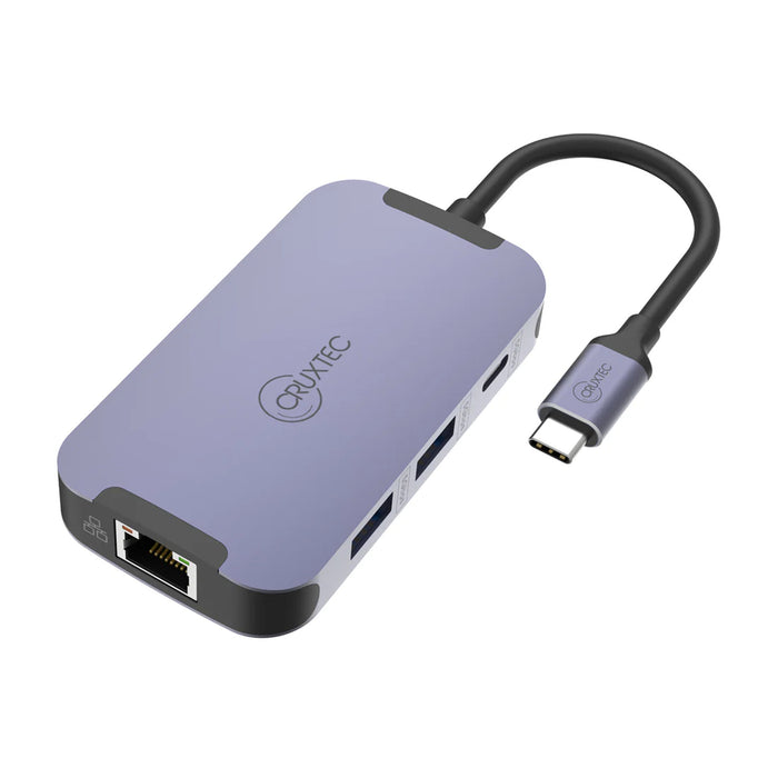 Cruxtec CMD06-SG USB-C 6-in-1 Mini Docking