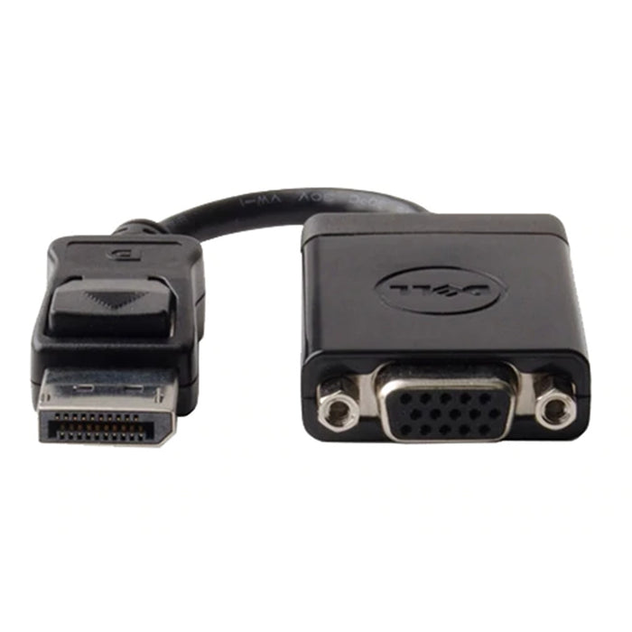 Dell 492-11715 DisplayPort to VGA Adapter 1 x VGA output - 15 pin HD D-Sub (HD-15)  1 x DisplayPort - 20 pin DisplayPor