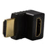 Dynamix A-HDMI-RA HDMI Up Angled Adapter      High Speed with Ethernet GOLD Plated Connectors right angle