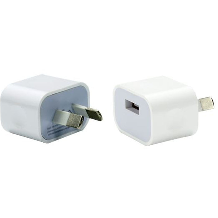 Dynamix SPAUSB-5V1.5A 110-240V 50/60hz 5V 1.5A 7.5WSmall Form Single USB Wall Charger AU NZ standard