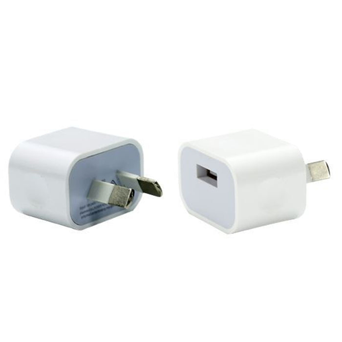 Dynamix SPAUSB-5V2.4A 5V 2.4A Small Form Single Port USB Wall Charger. Portable Universal Power Adapter Charger for Phone Tablet &more. Small Light Weight & Easy to Carry. White Colour.